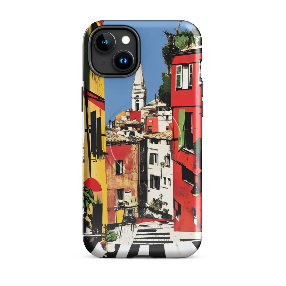 Colorful Streets of Urban Splendor | Phone Case |  15 Plus | MagSafe® Tough Case | Glossy