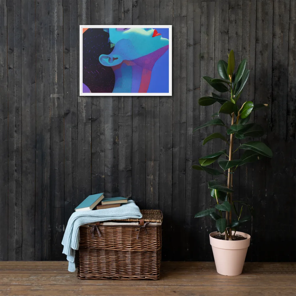 Ethereal Reverie | Canvas with White Frame | 18″×24″