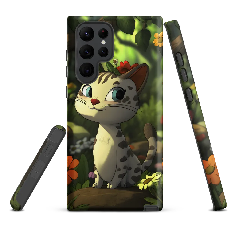 Whimsical Forest Cat