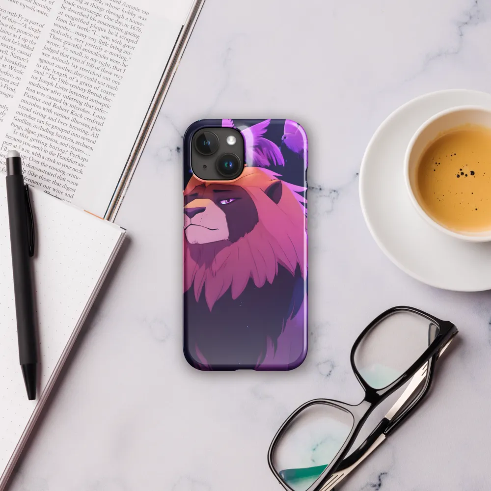 Regal Serenity: The Majestic Lion | Phone Case |  15 | Snap Case | Glossy