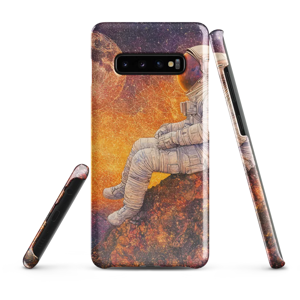 Cosmic Contemplation | Phone Case |  S10 Plus | Snap Case | Glossy