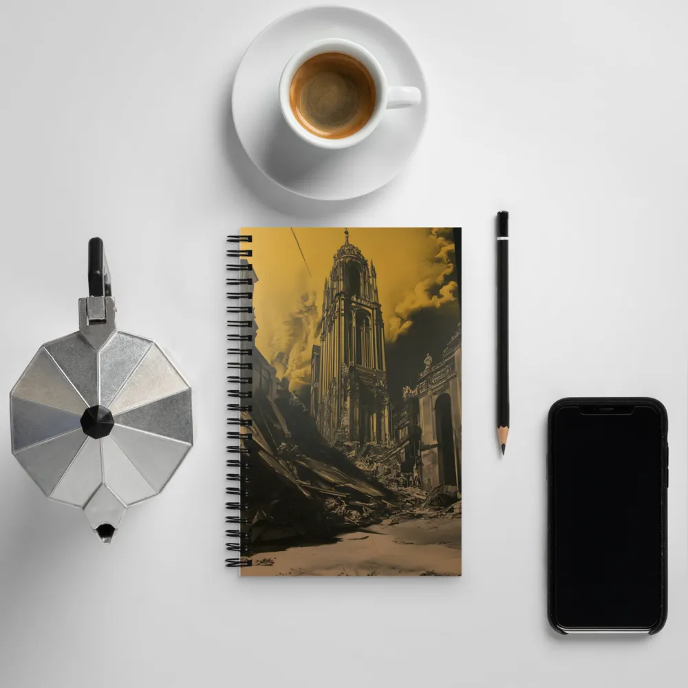 Echoes of a Forgotten Grandeur | Spiral Notebook