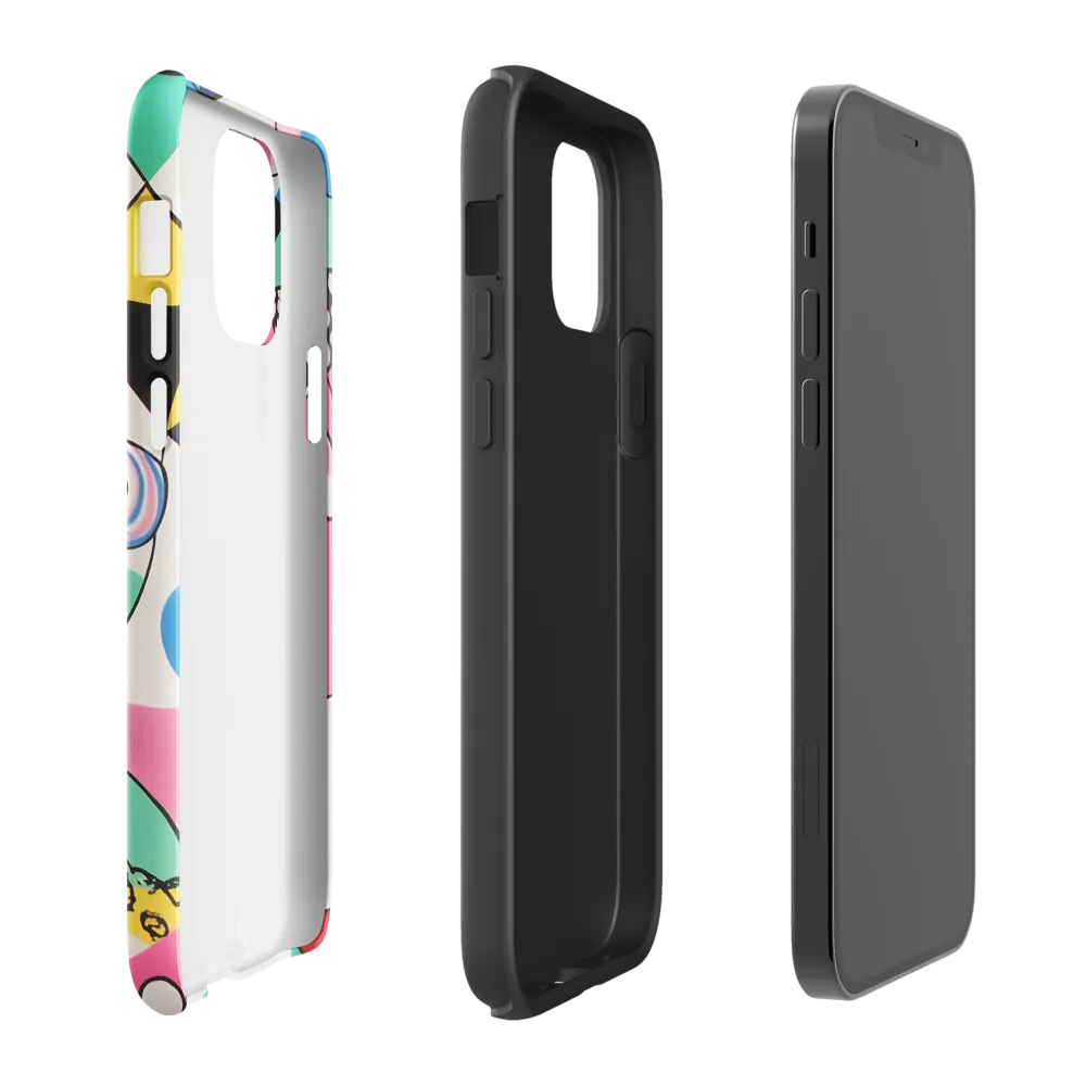Dynamic Interplay of Shapes | Phone Case |  12 Pro | Tough Case | Glossy