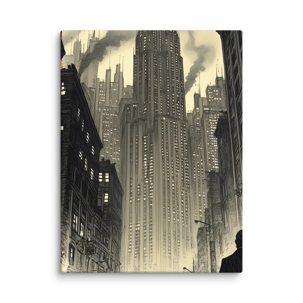 Echoes of the City | Canvas | 12″×16″