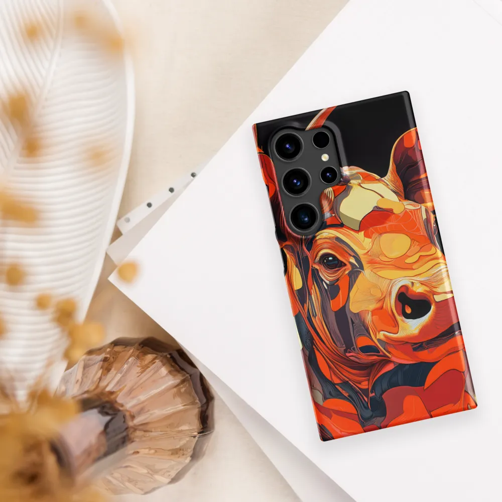 Modern Serenade: The Vibrant Cow