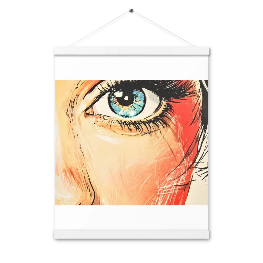 Gaze of Emotion | Poster With White Wood Hanger | 16″×20″