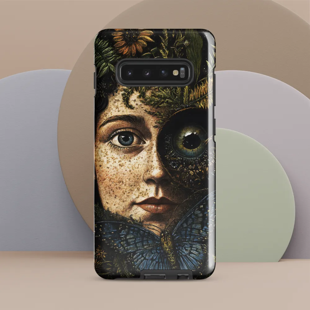 Nature's Embrace: A Surreal Portrait | Phone Case |  S10 Plus | Tough Case | Glossy