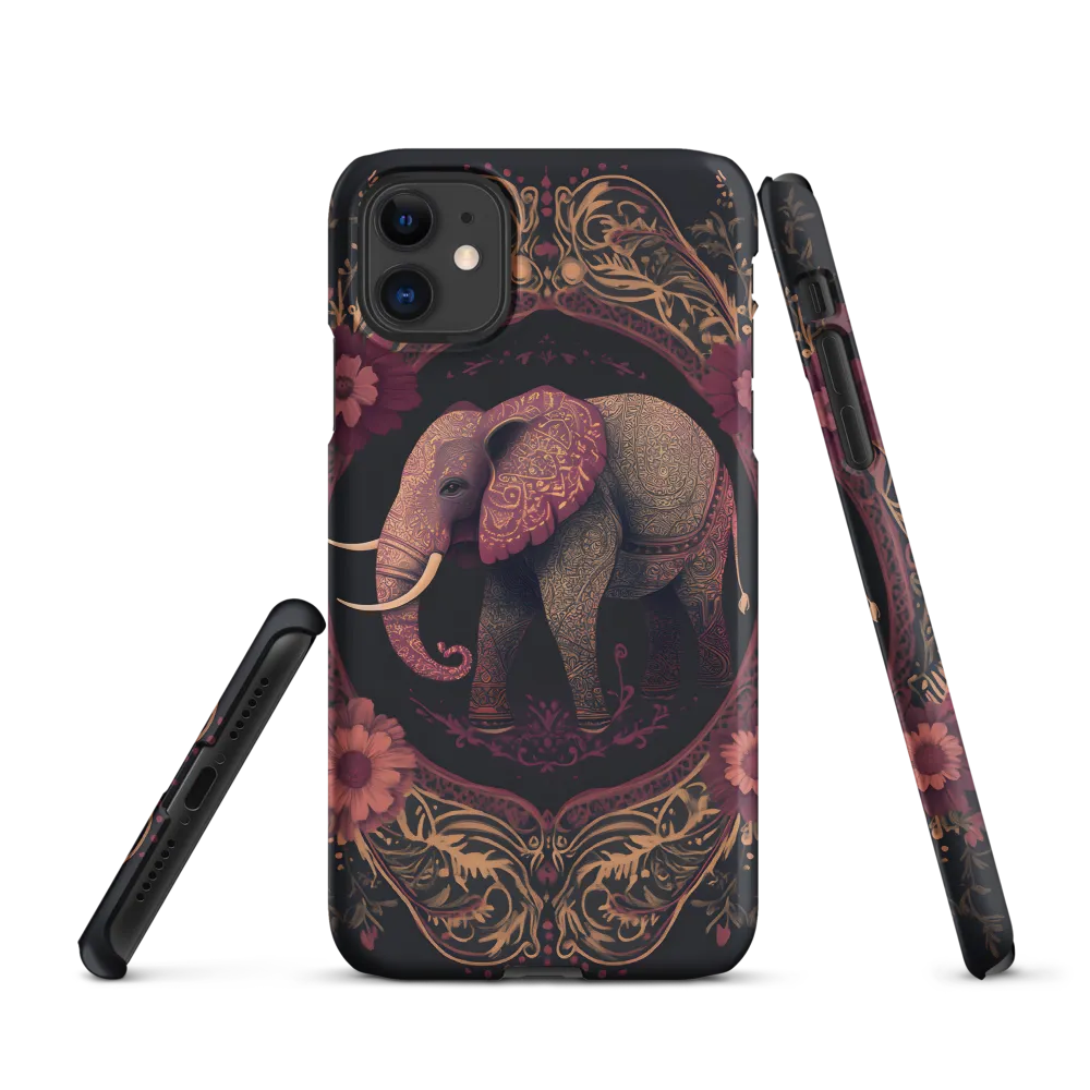 Regal Reverie: The Ornate Elephant | Phone Case |  11 | Snap Case | Matte