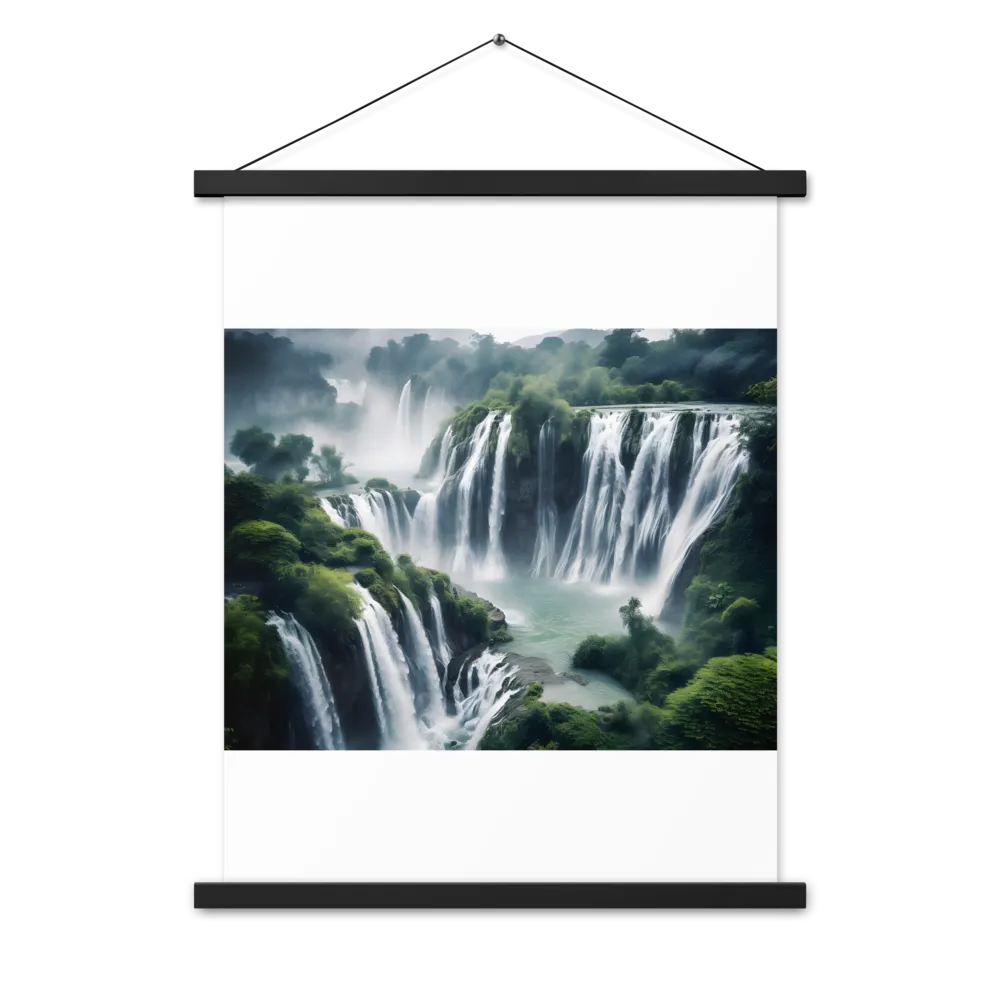 Whispers of the Cascades | Poster With Black Wood Hanger | 18″×24″