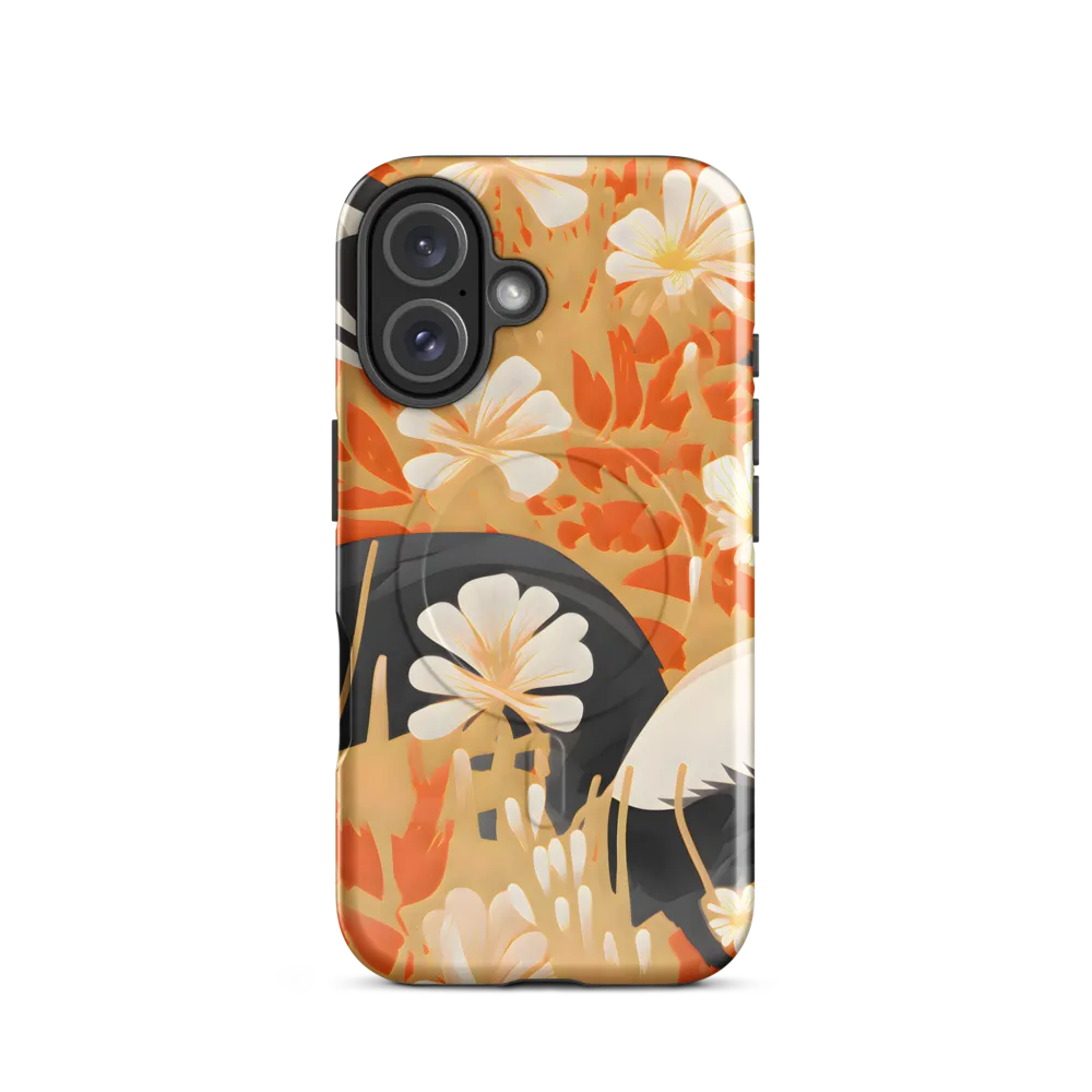 Whimsical Badgers in Bloom