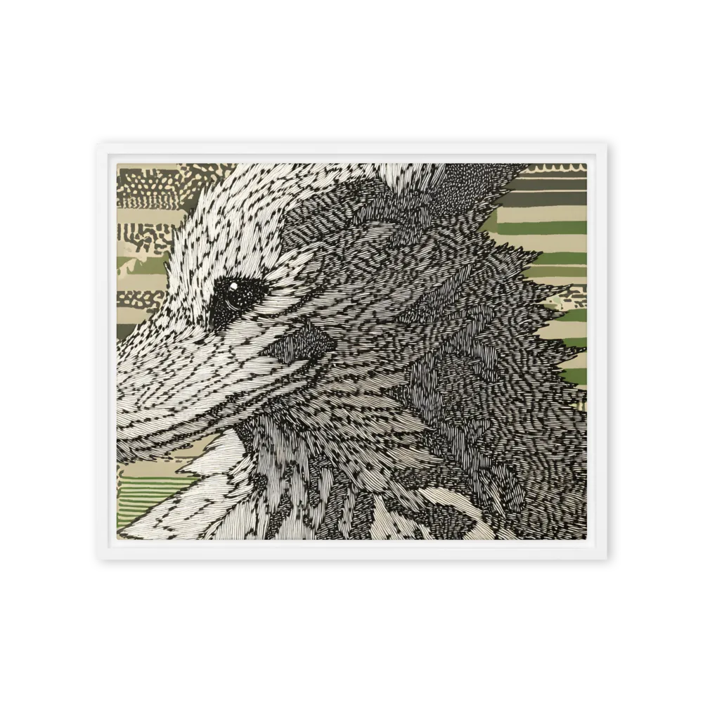 Reflections of the Forest | Canvas with White Frame | 16″×20″