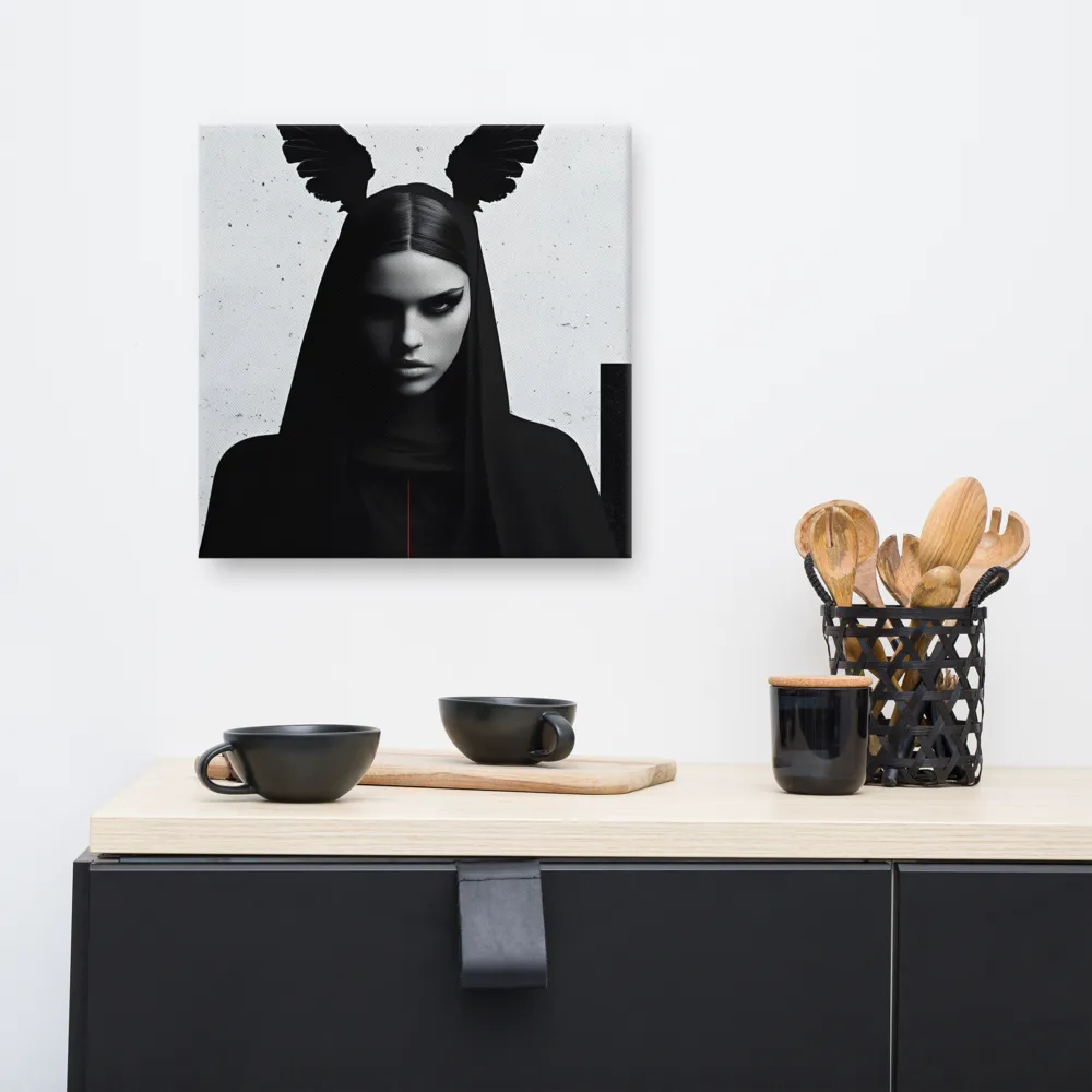 Whispers of Darkness | Canvas | 16″×16″