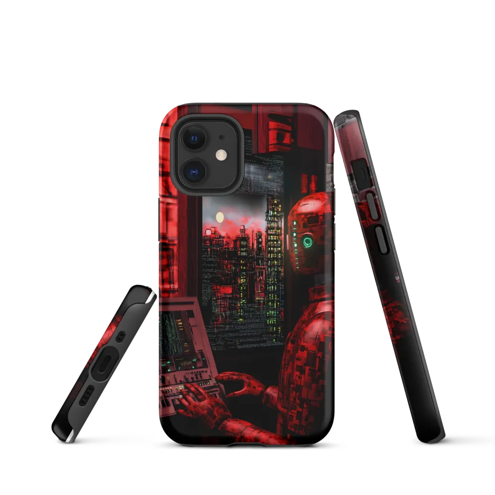 Crimson Sentinel at the Control Window