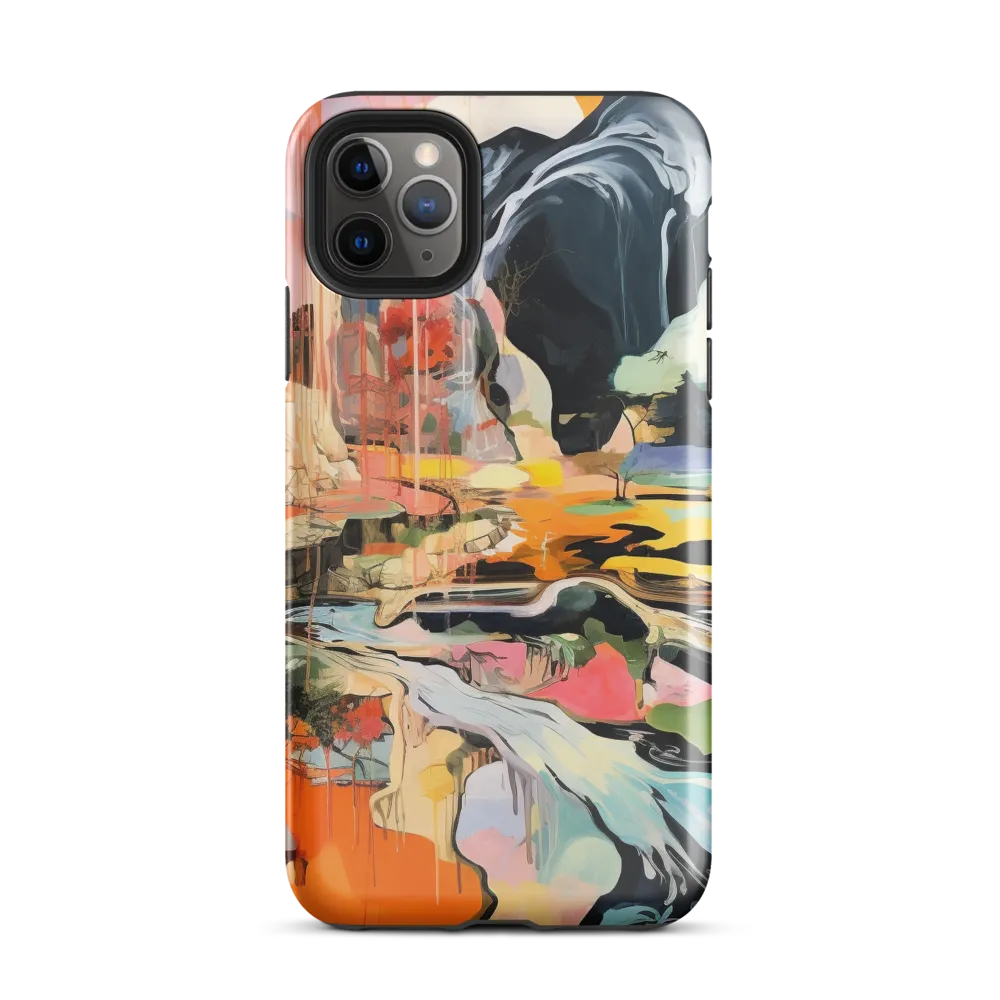 Ethereal Landscapes: A Symphony of Color | Phone Case |  11 Pro Max | Tough Case | Glossy