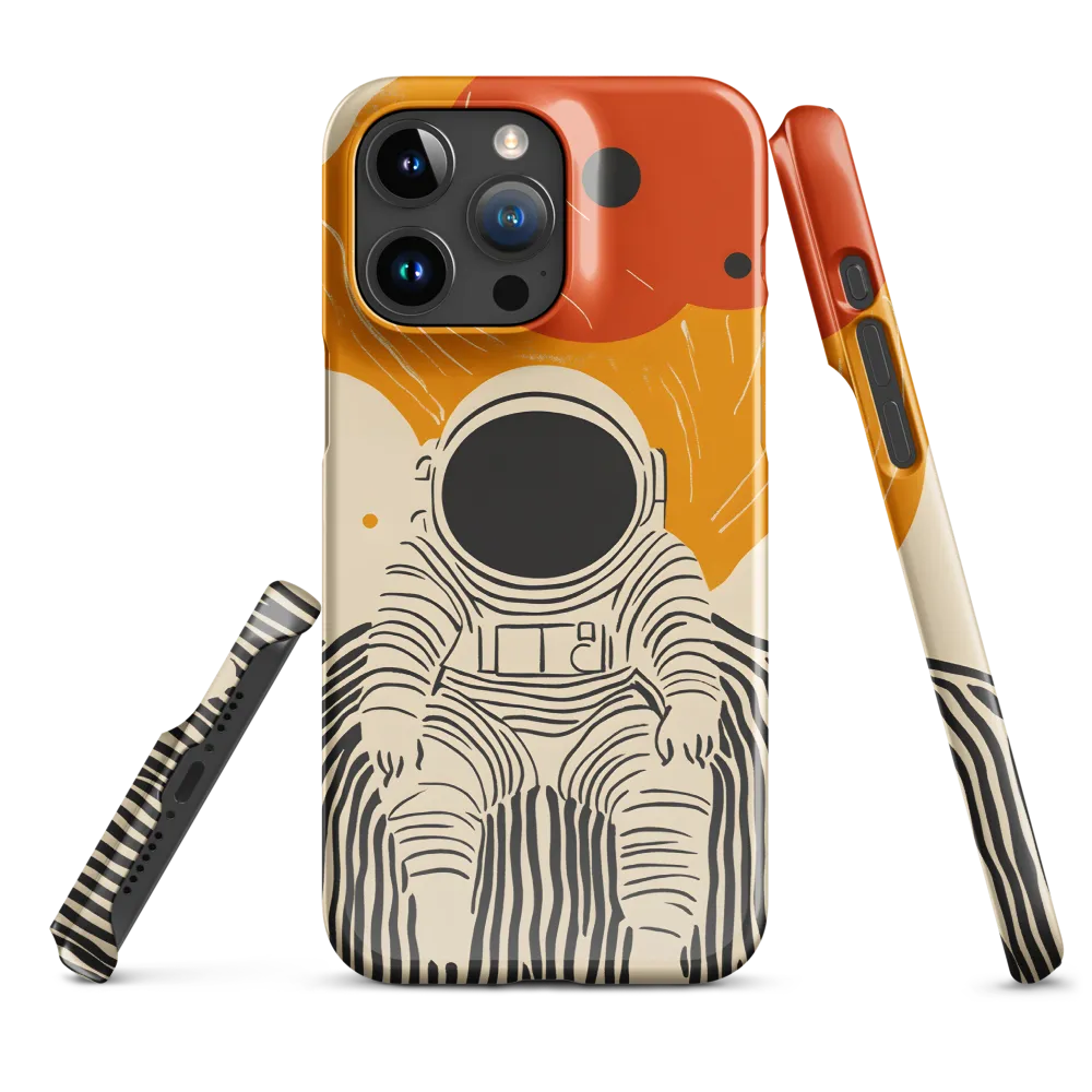 Astronaut in Cosmic Thoughts | Phone Case |  15 Pro Max | Snap Case | Glossy