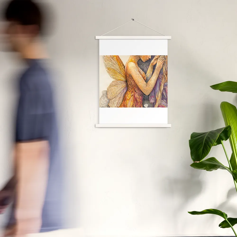 Whispers of the Frosted Meadow | Poster With White Wood Hanger | 18″×24″
