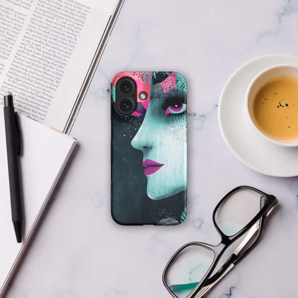 Mystical Beauty in Blue and Pink | Phone Case |  16 | Snap Case | Matte