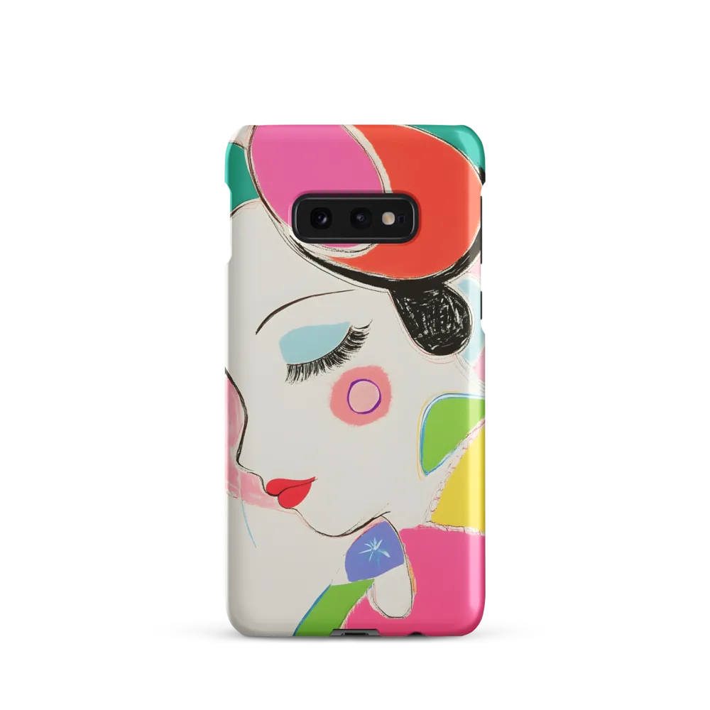 Whimsical Portrait in Colorful Abstraction