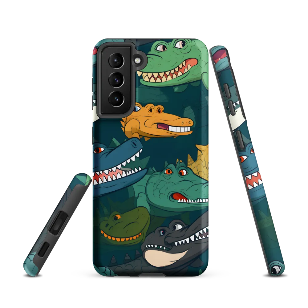 Cheerful Crocodilian Parade