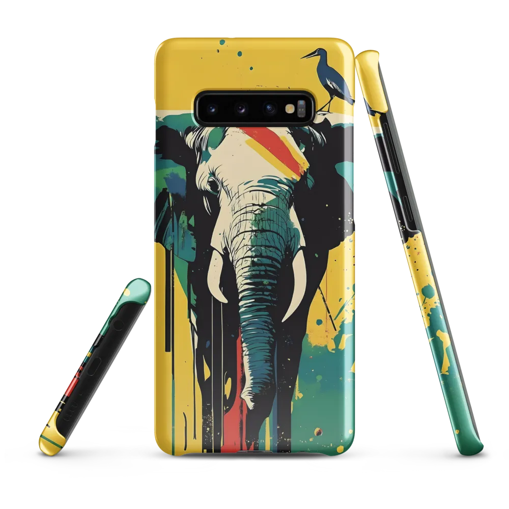 Elegance of the Wild: A Colorful Harmony | Phone Case |  S10 Plus | Snap Case | Glossy