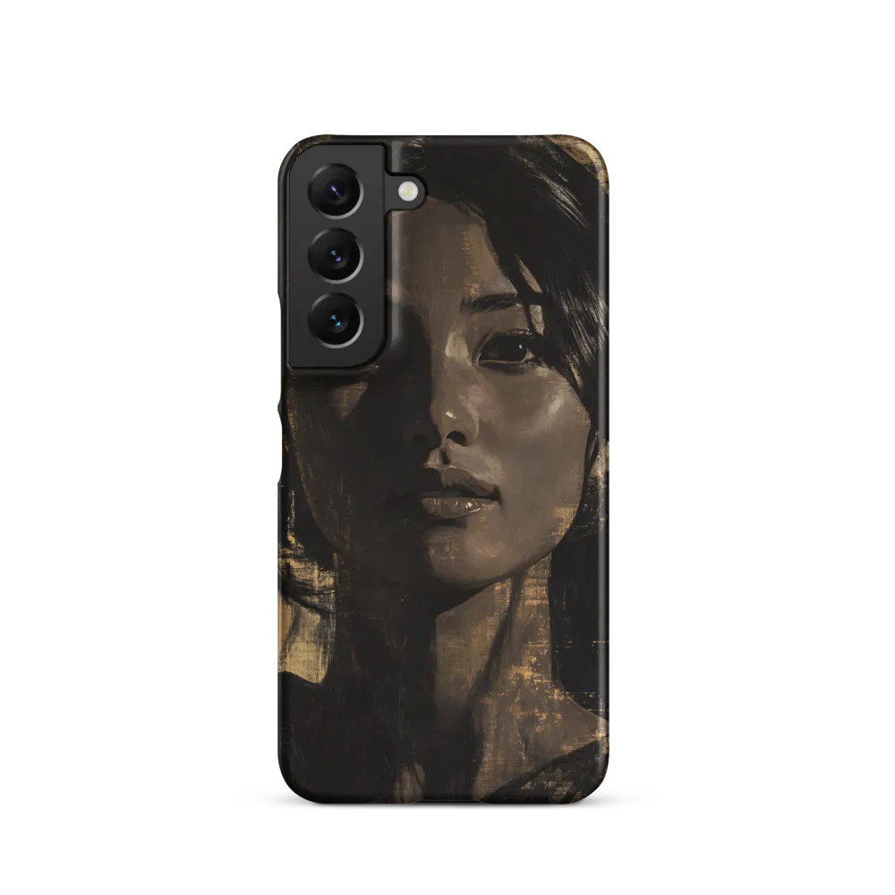 Golden Gaze: A Contemporary Portrait