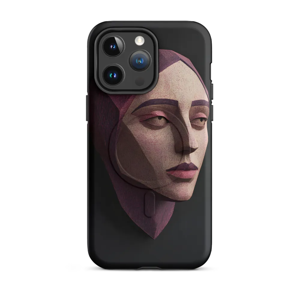 Geometric Elegance: A Contemporary Portrait