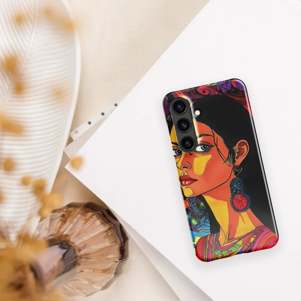 Ethereal Dreamscape in Vivid Colors | Phone Case |  S24 | Snap Case | Glossy