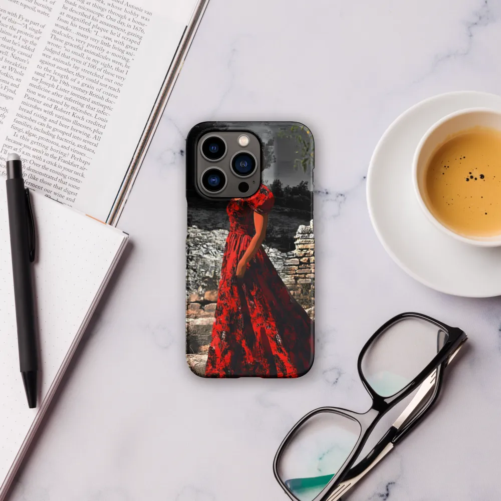 Elegance in Red | Phone Case |  14 Pro | Snap Case | Matte