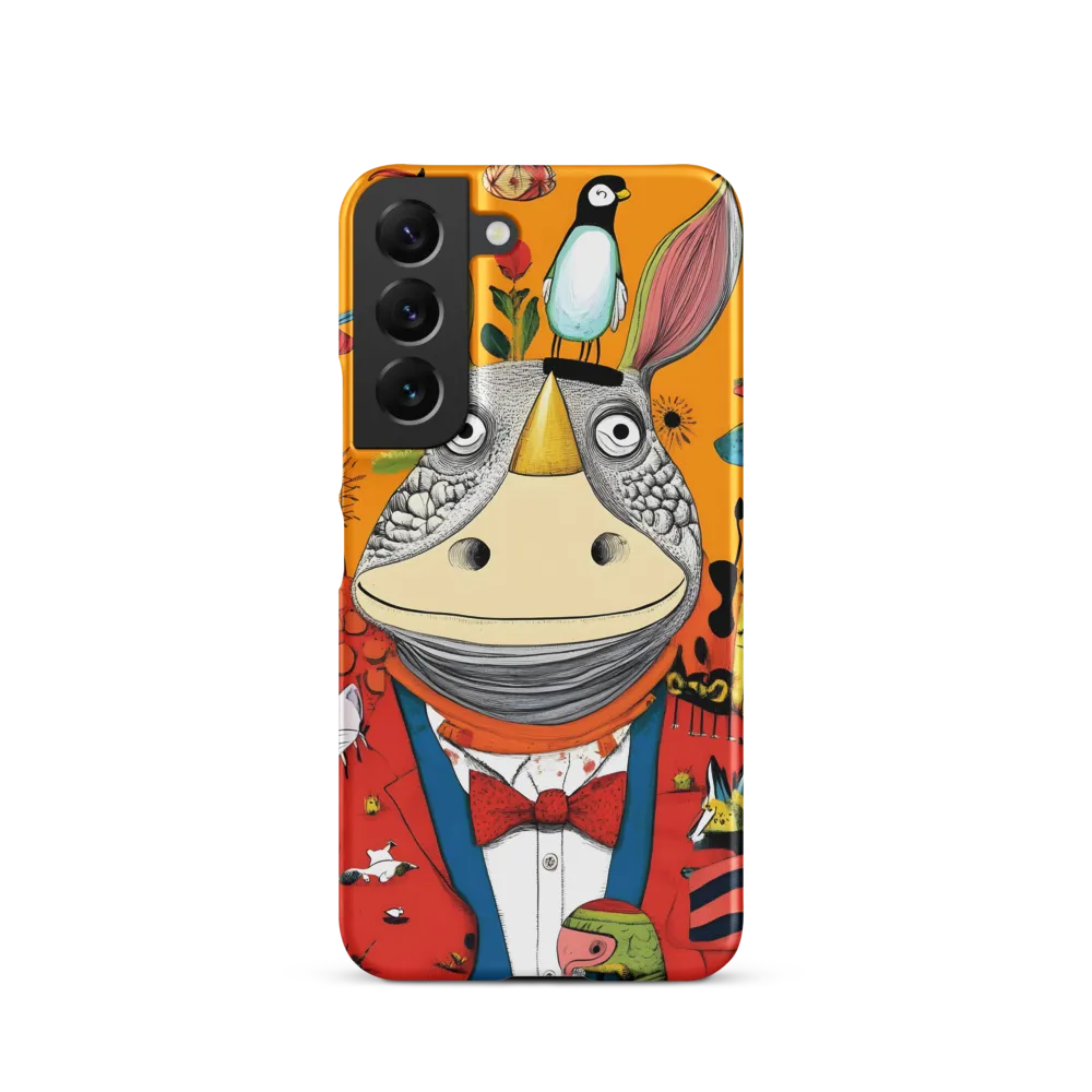Whimsical Rhinoceros: A Playful Encounter