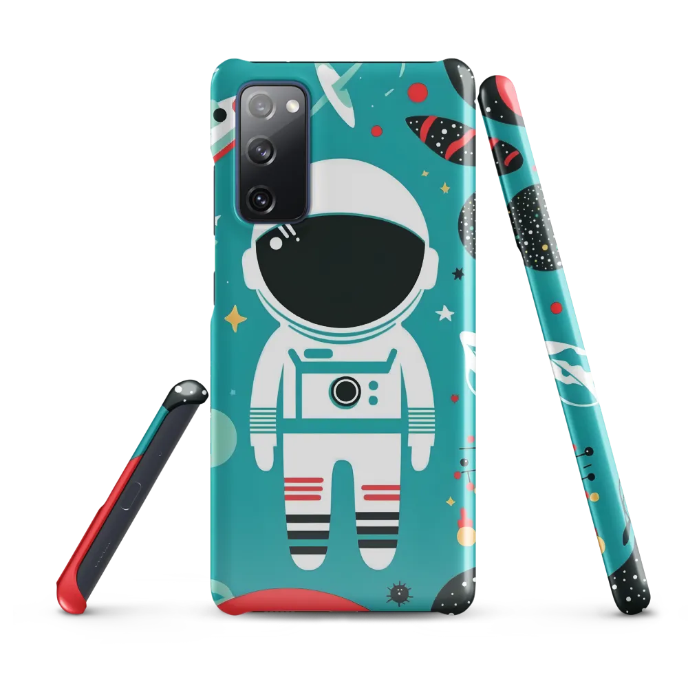 Whimsical Astronaut in Cosmic Wonderland