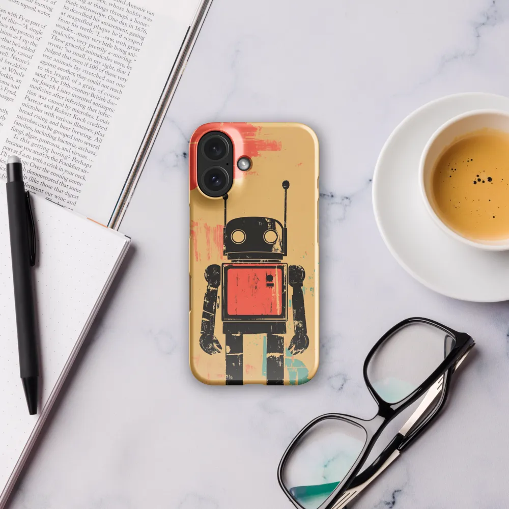 The Retro Robot | Phone Case |  16 | Snap Case | Glossy