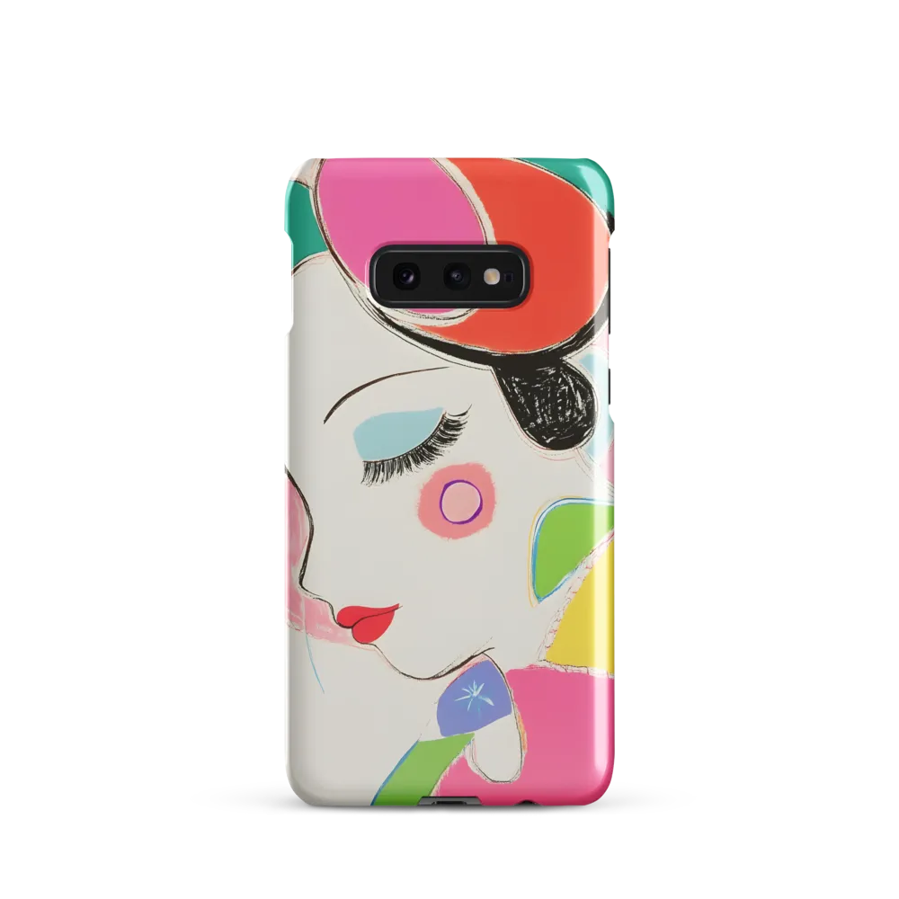 Whimsical Portrait in Colorful Abstraction