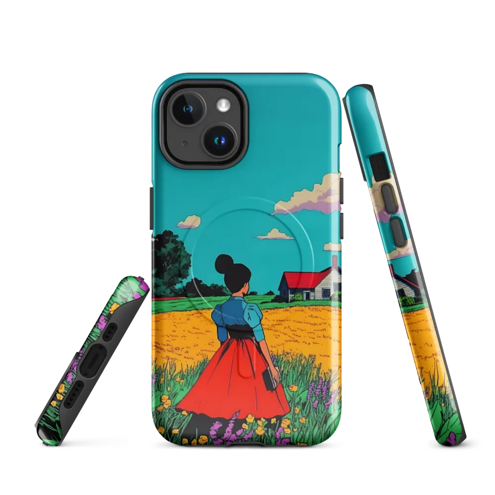 Whispers of a Sunlit Meadow | Phone Case |  14 | MagSafe® Tough Case | Glossy