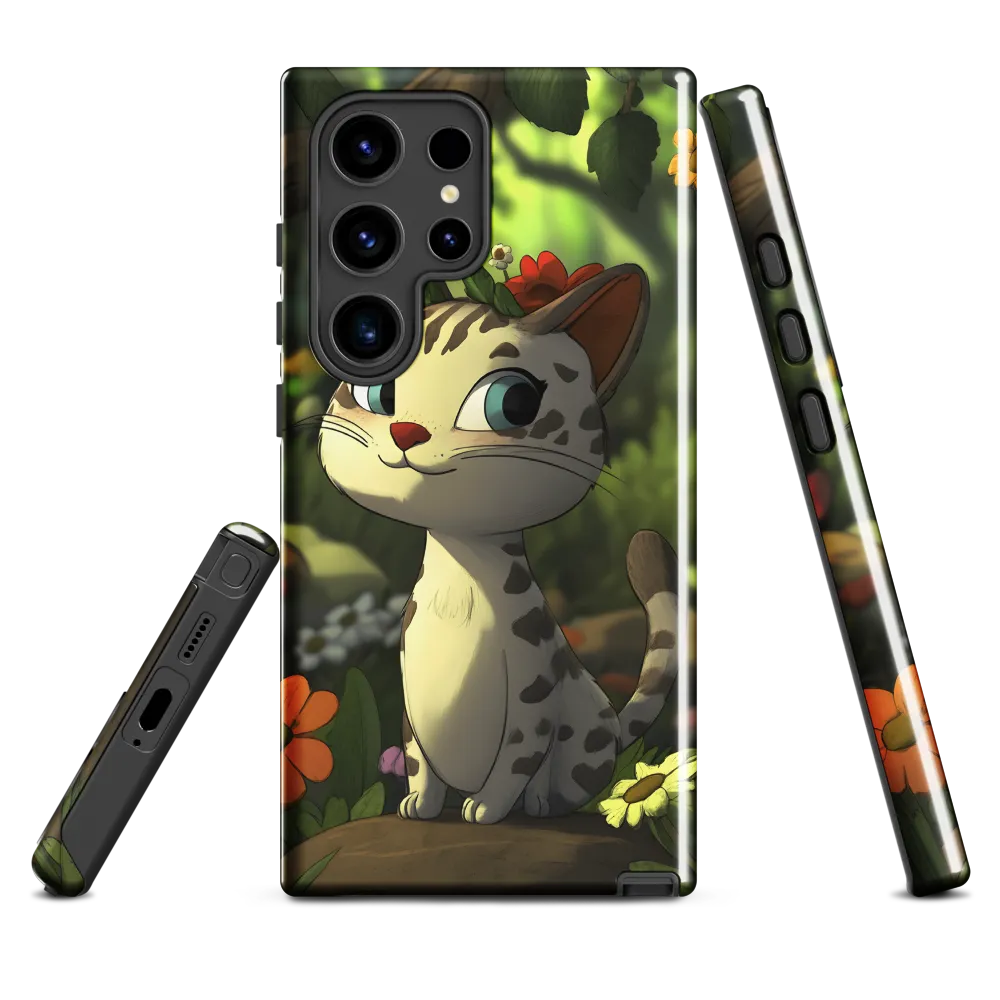 Whimsical Forest Cat