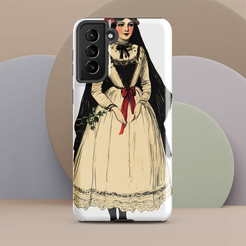 Elegance in Tradition: A Folk Portrait