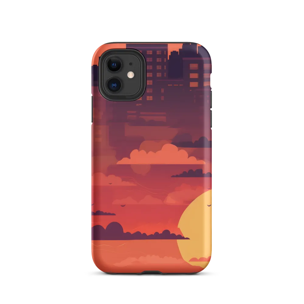 Urban Dusk: A Symphony of Cityscapes | Phone Case |  11 | Tough Case | Matte