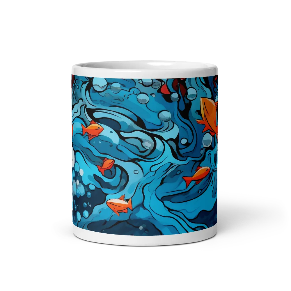 Fluid Harmony: Ocean and Flames | Mugs | Multiple Sizes & Colors