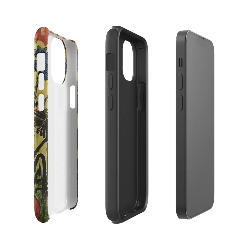 The Echo of Panic | Phone Case |  13 mini | Tough Case | Glossy