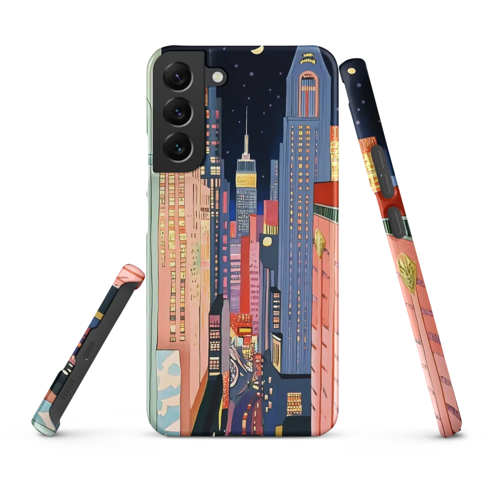 Urban Dreamscape: A Pop Art Night | Phone Case |  S22 Plus | Snap Case | Matte