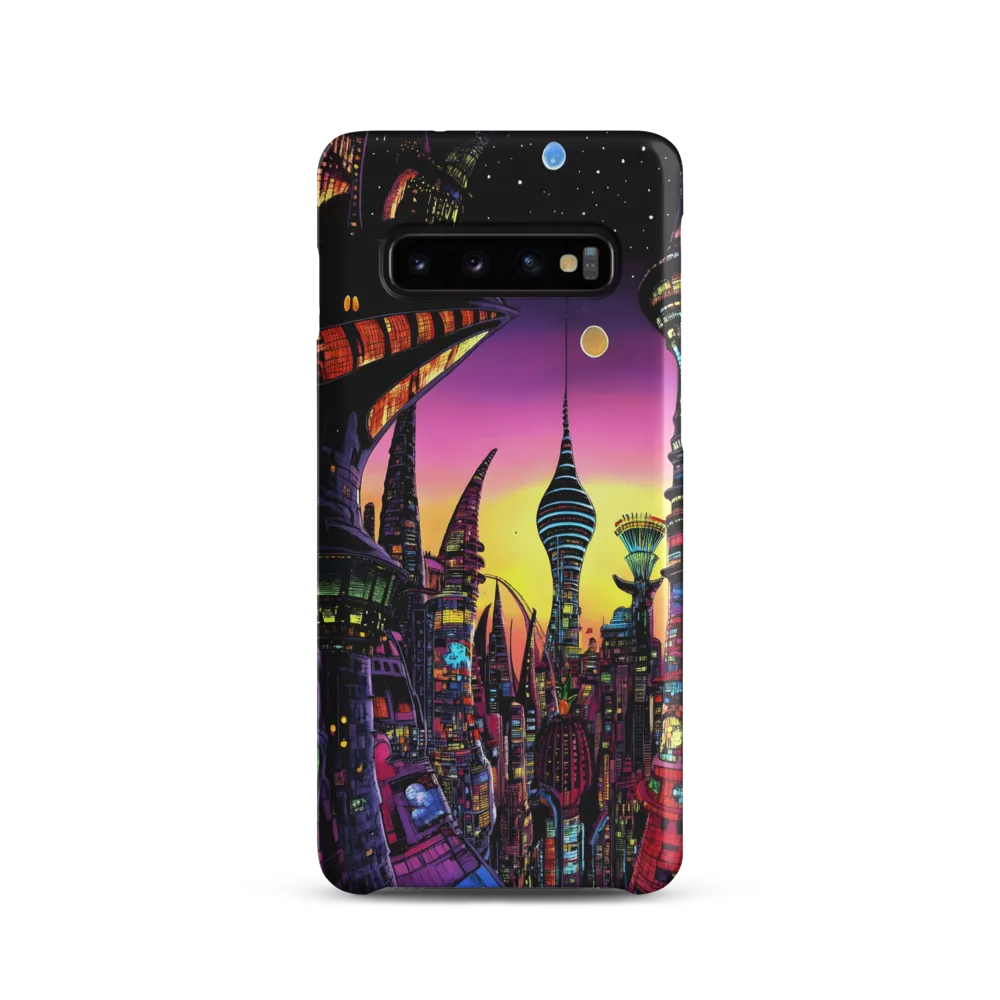Futuristic Cityscape at Dusk