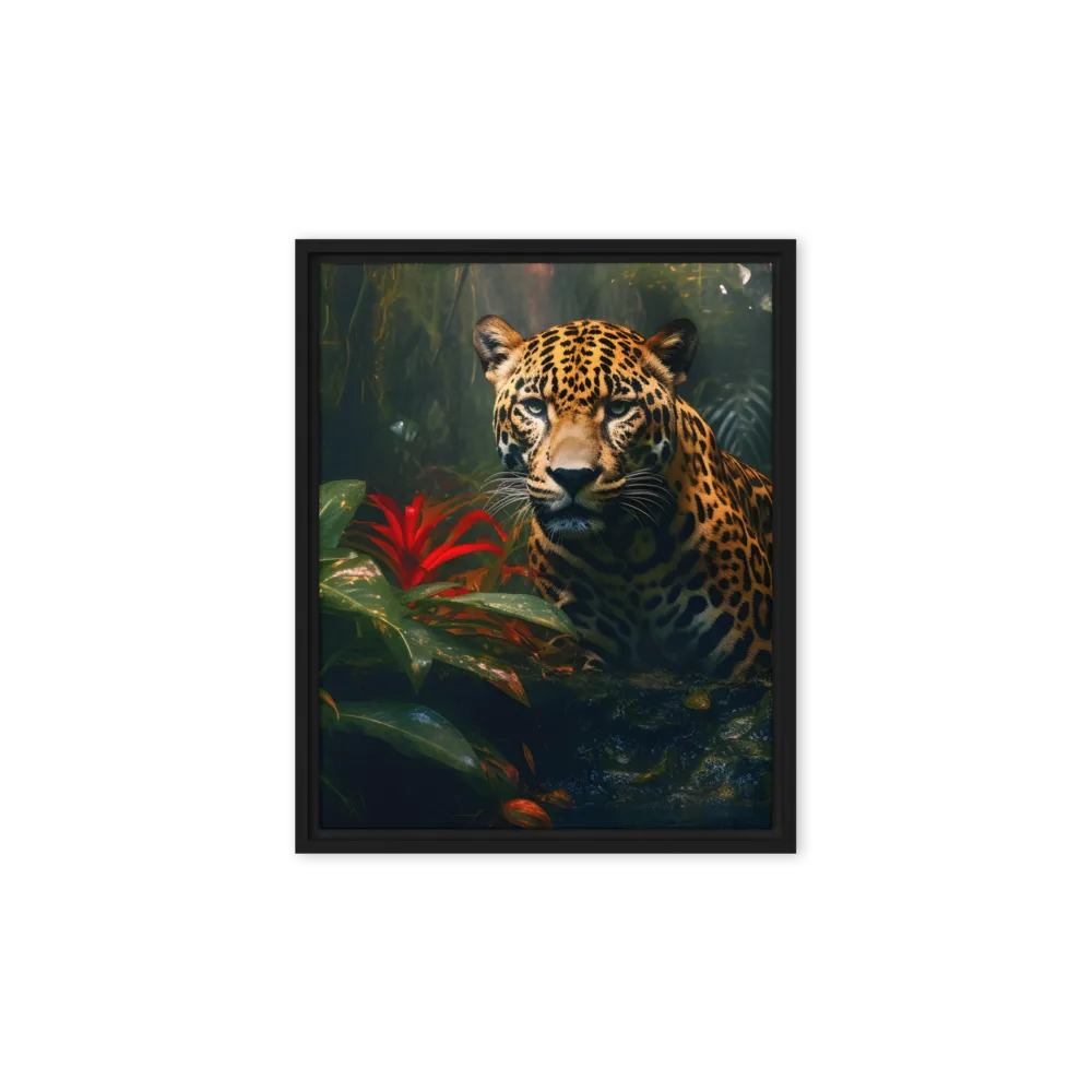 Echoes of the Wild | Canvas with Black Frame | 8″×10″
