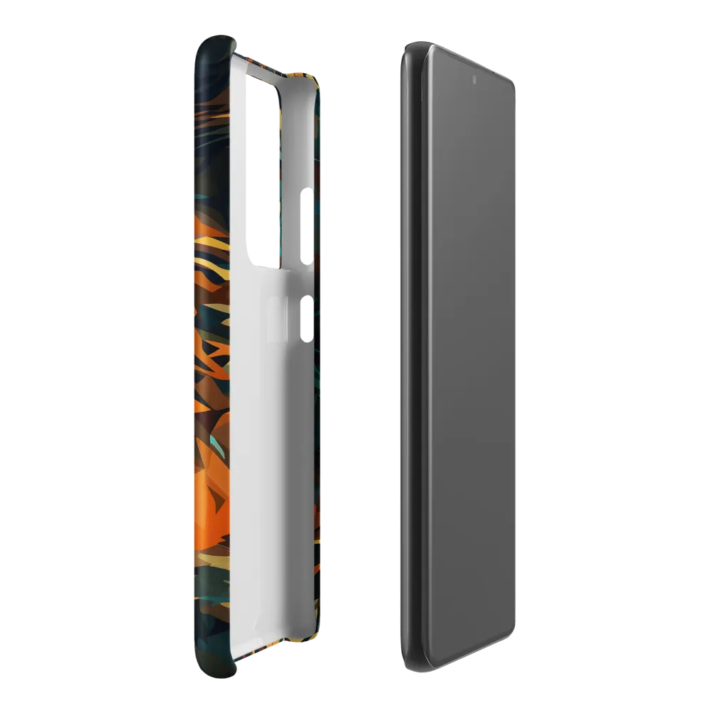 Wild Symphony: Abstract Tigers | Phone Case |  S21 Ultra | Snap Case | Matte