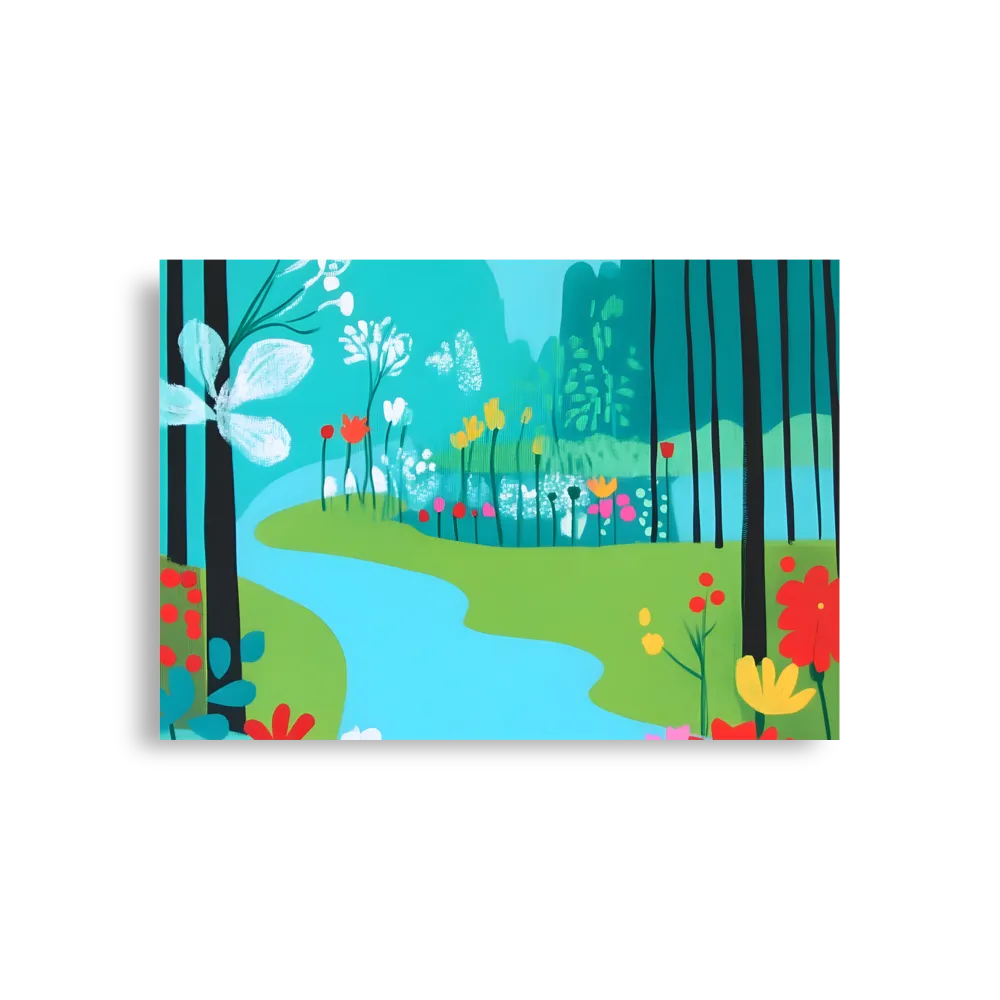 Whispers of Spring: A Colorful Retreat | Poster | A1 (23.3″×33.1″)