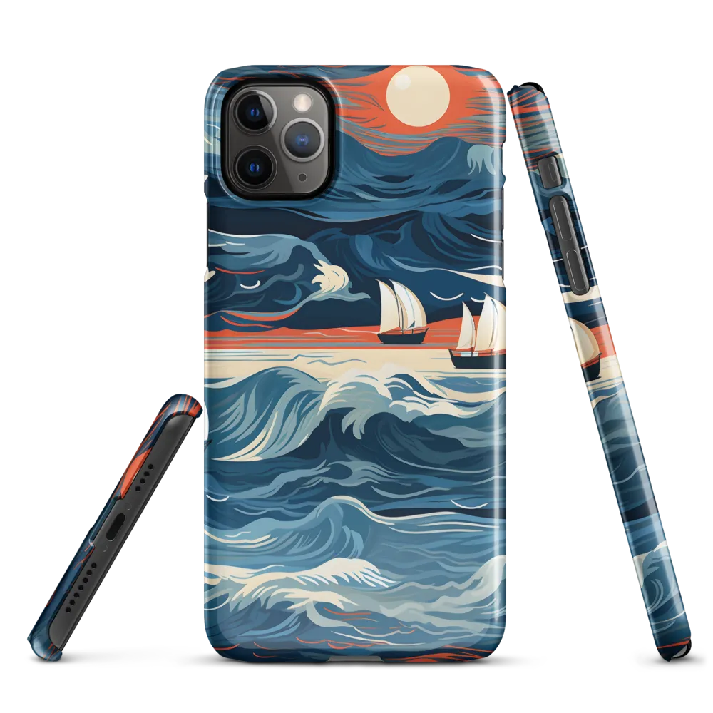 Ocean Whispers: A Voyage at Dusk | Phone Case |  11 Pro Max | Snap Case | Glossy