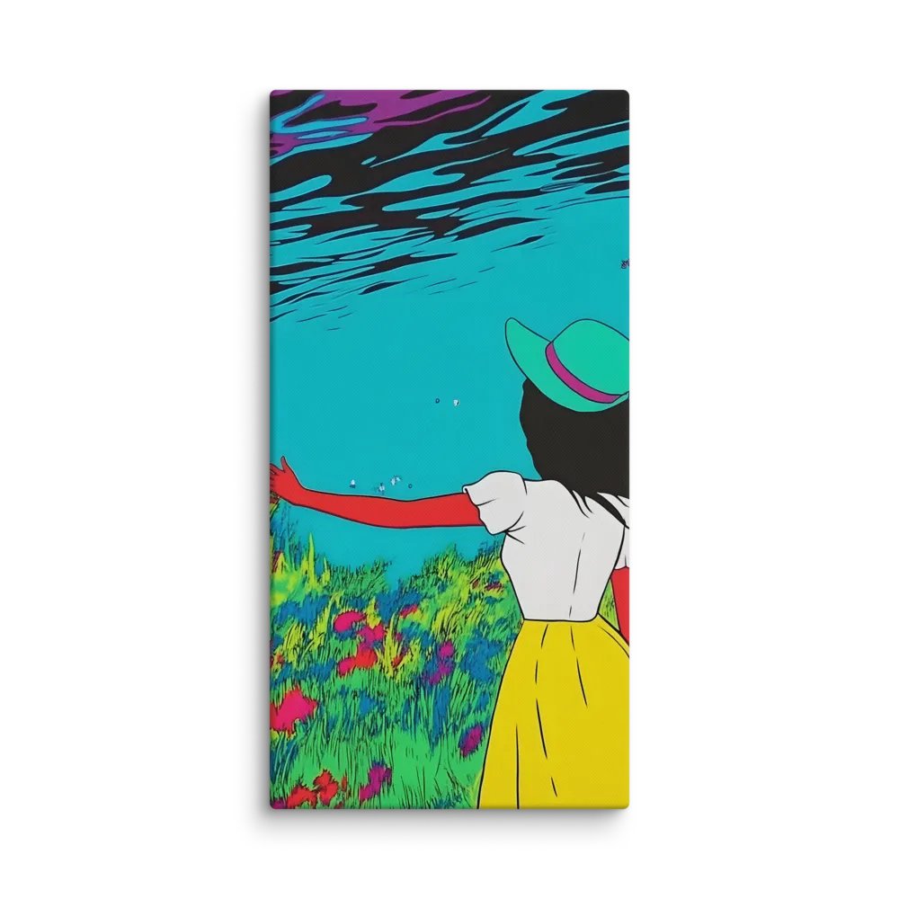Whimsical Encounter | Canvas | 30″×60″