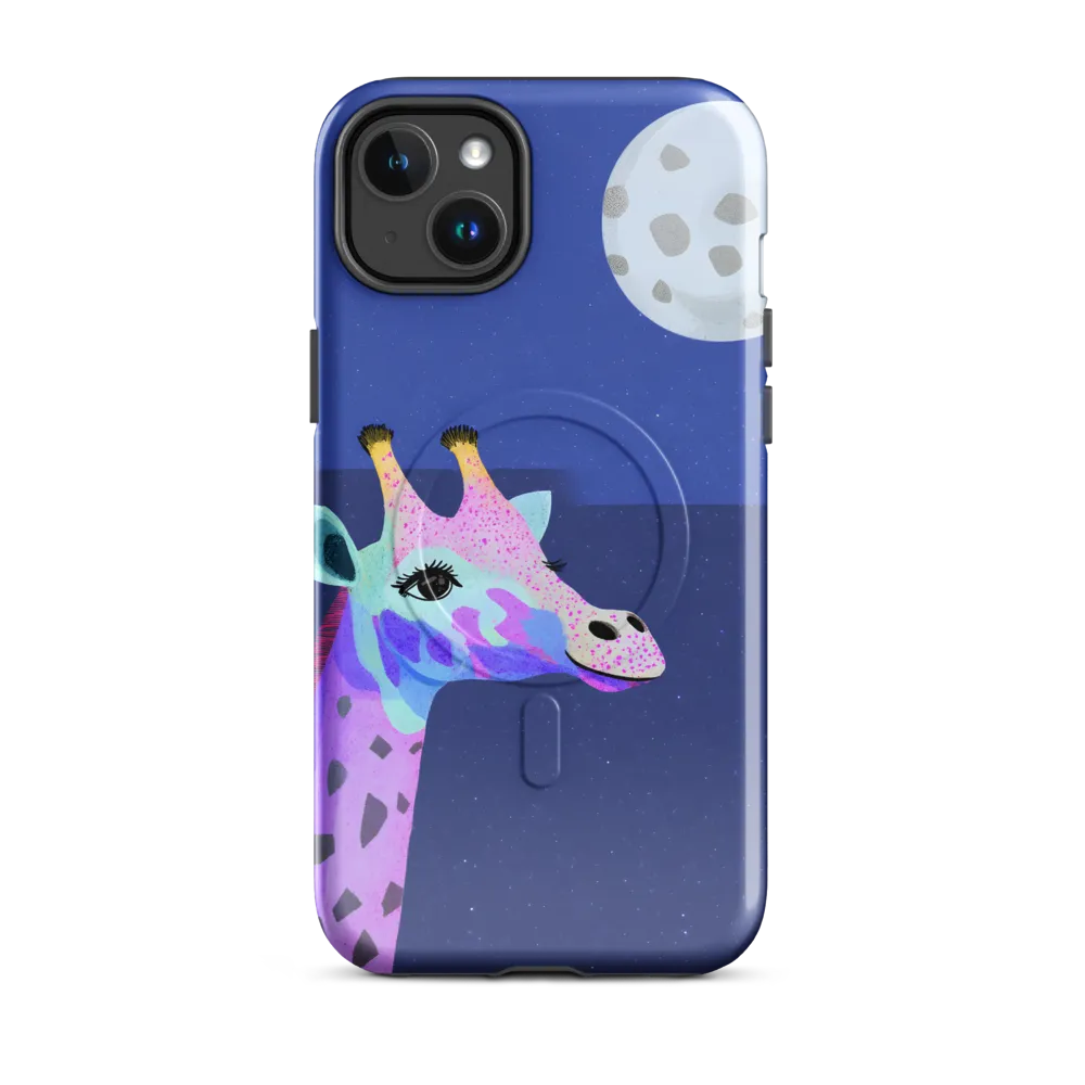 Whimsical Giraffe Under the Stars