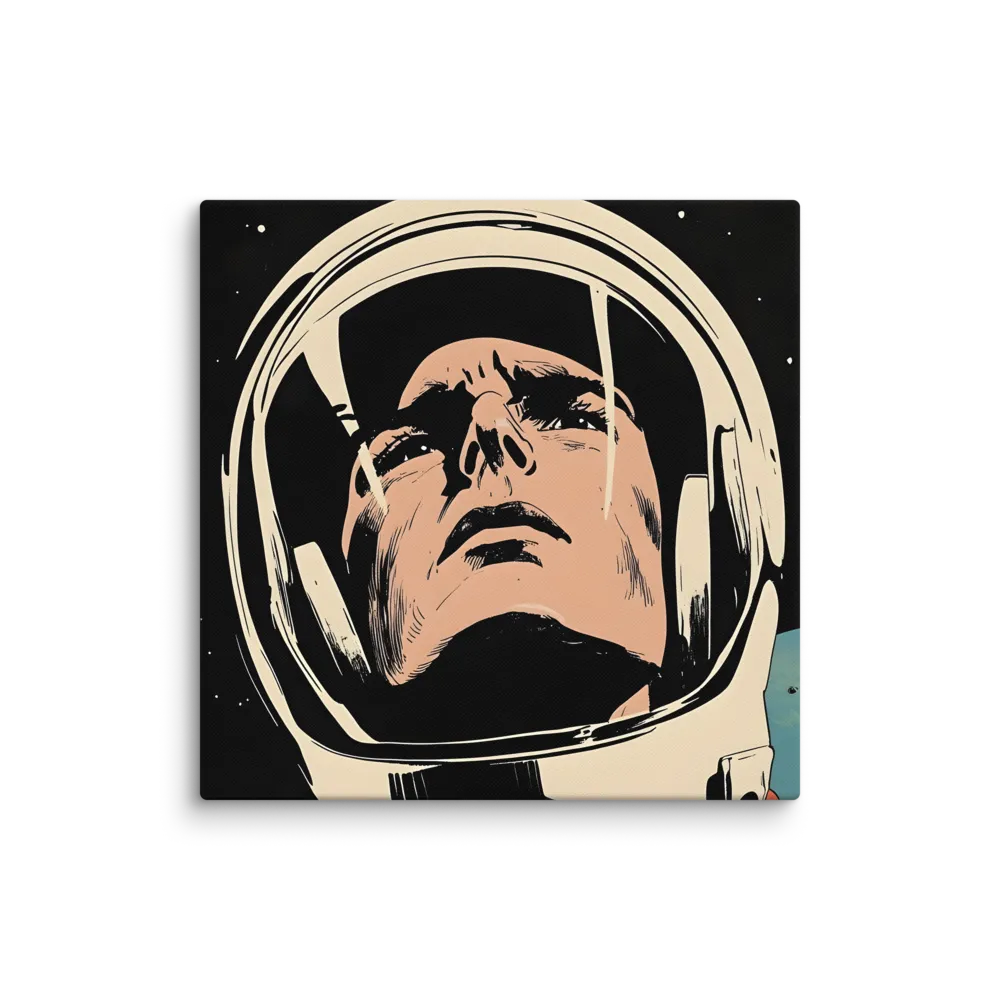 Gaze of the Astronaut | Canvas | 32″×32″