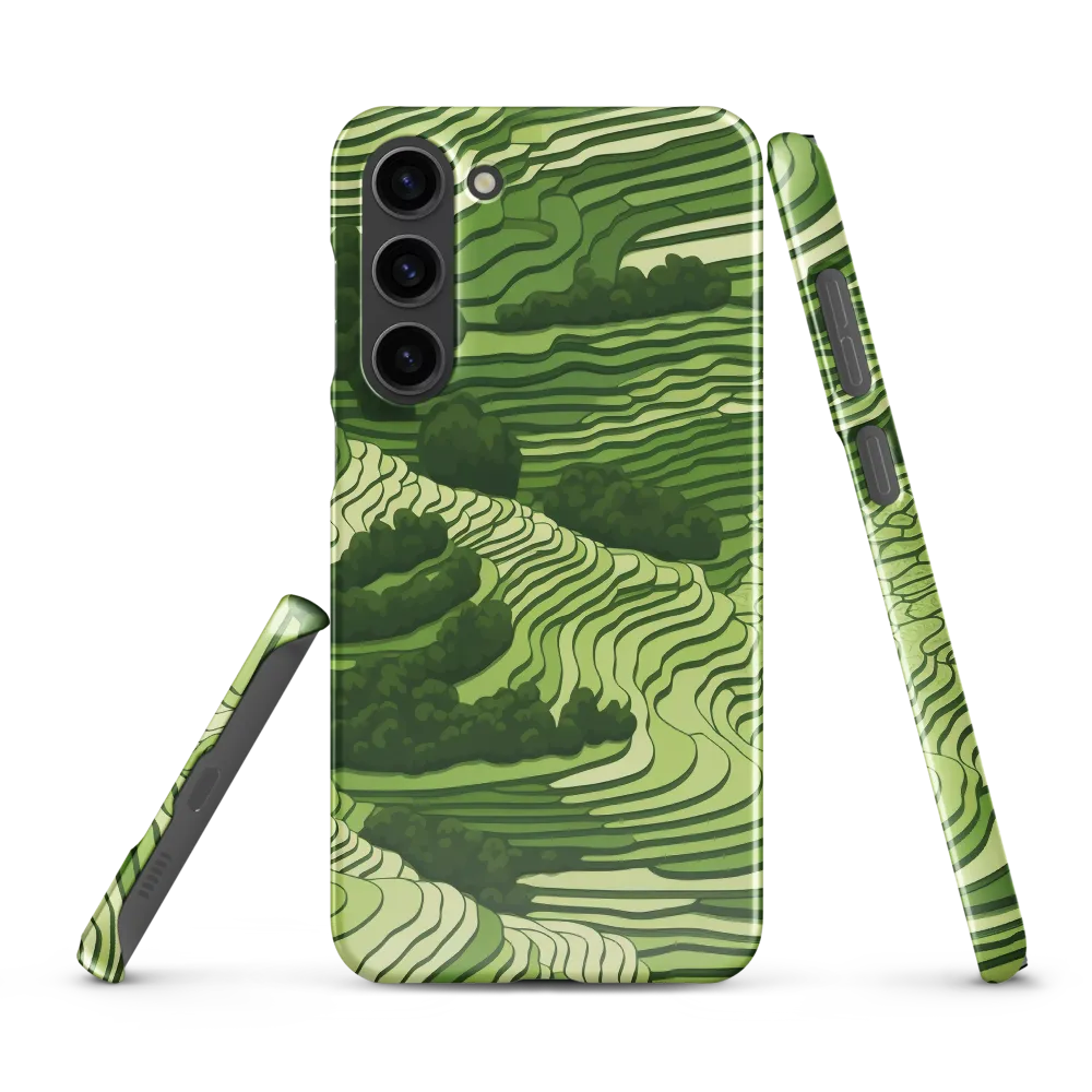 Waves of Green: An Abstract Landscape