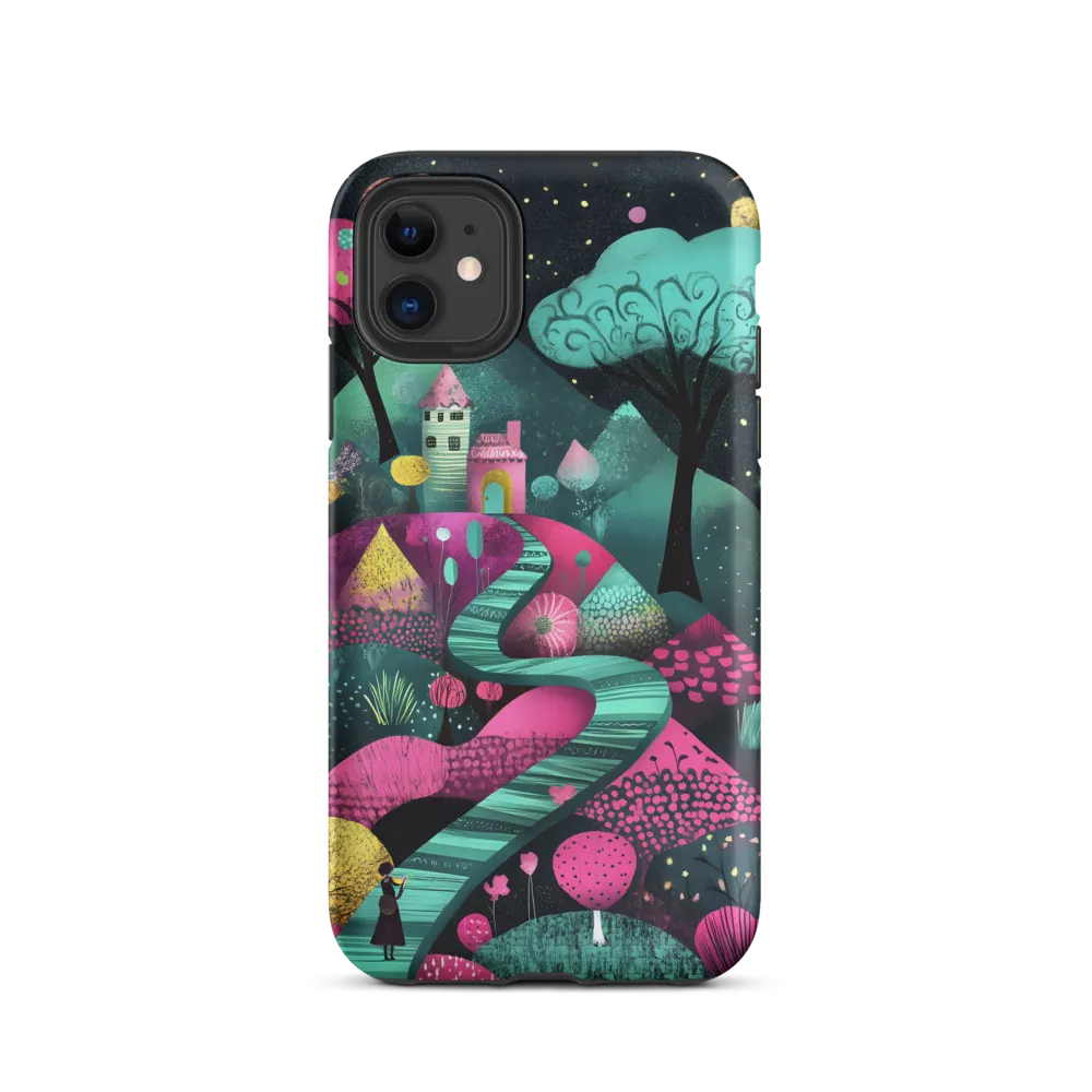 Whimsical Journey through Colorful Lands | Phone Case |  11 | Tough Case | Matte