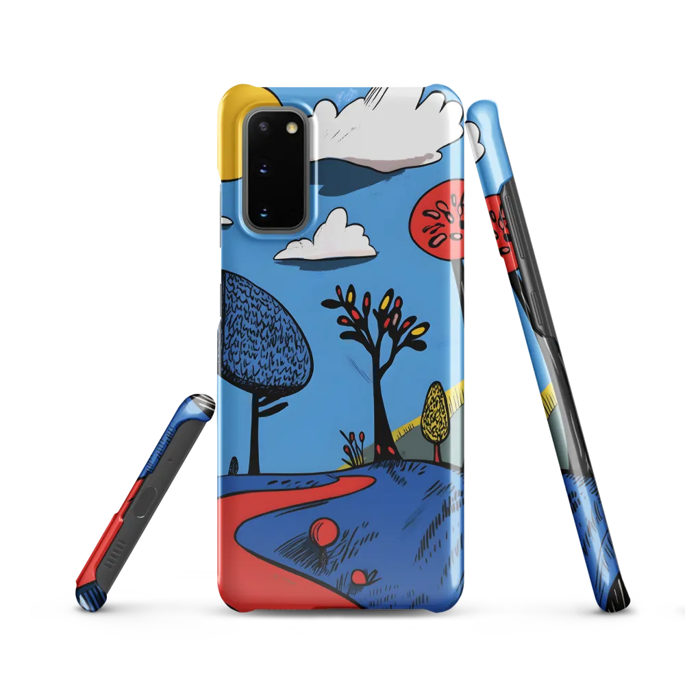 A Playful Journey Through Whimsical Woods | Phone Case |  S20 | Snap Case | Glossy
